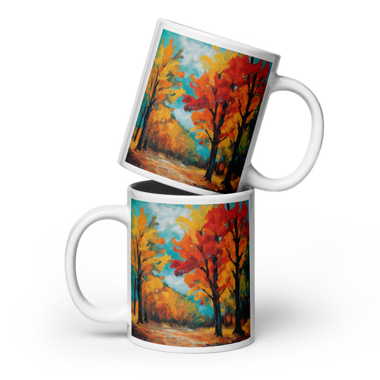 White glossy mug - WhatUWant2Buy