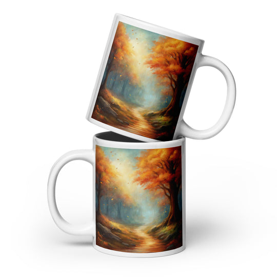 White glossy mug - WhatUWant2Buy