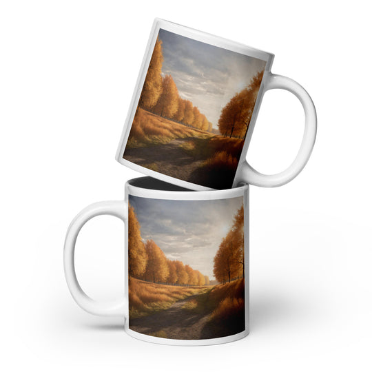 White glossy mug - WhatUWant2Buy