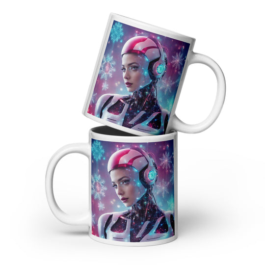 White glossy mug - WhatUWant2Buy