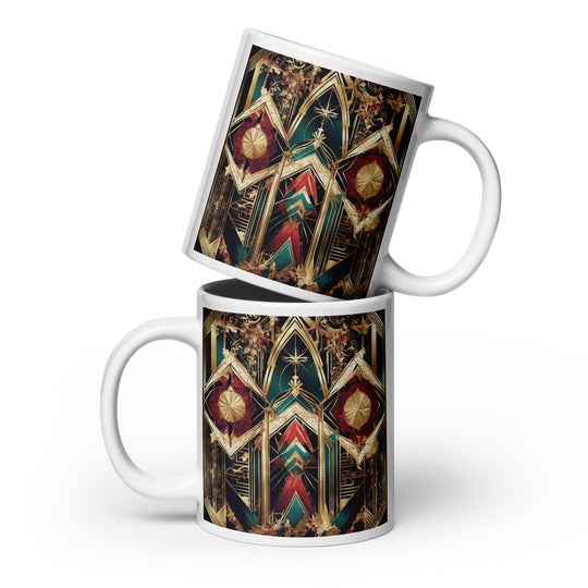 White glossy mug - WhatUWant2Buy