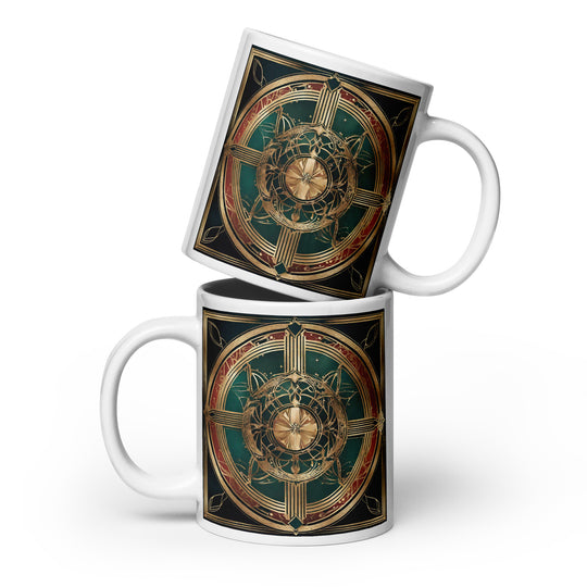 White glossy mug - WhatUWant2Buy