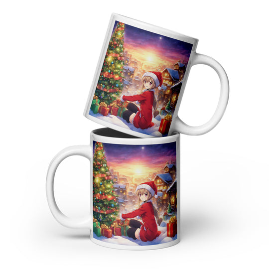 White glossy mug - WhatUWant2Buy