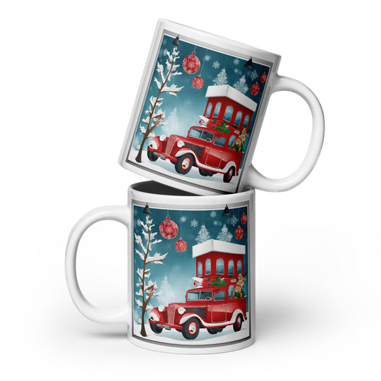 White glossy mug - WhatUWant2Buy
