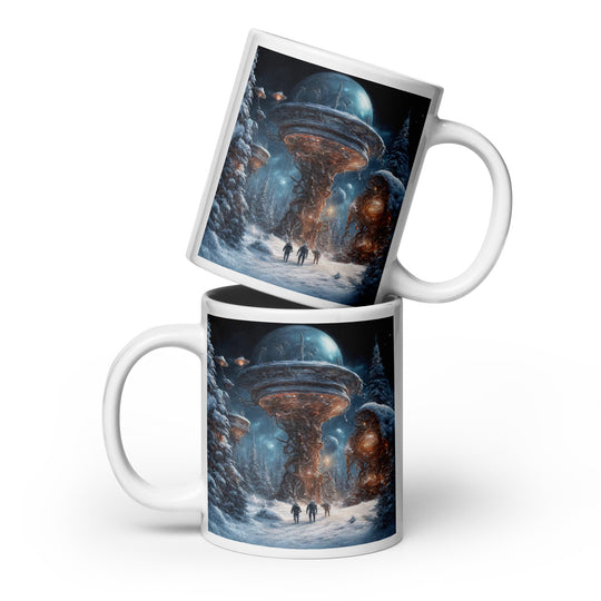 White glossy mug - WhatUWant2Buy