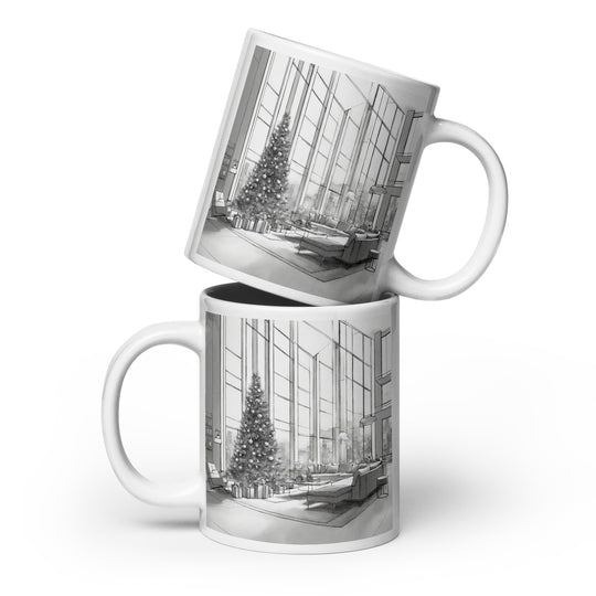 White glossy mug - WhatUWant2Buy