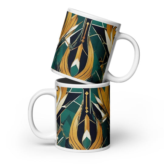 White glossy mug - WhatUWant2Buy