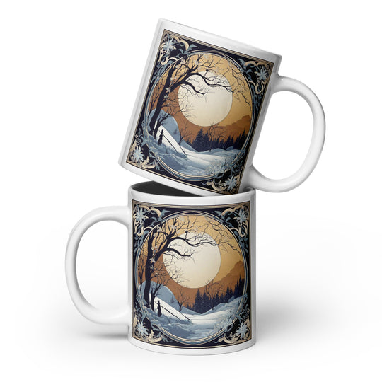 White glossy mug - WhatUWant2Buy
