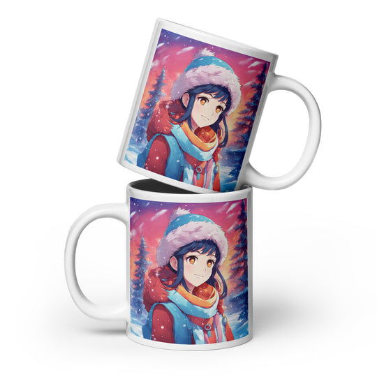 White glossy mug - WhatUWant2Buy