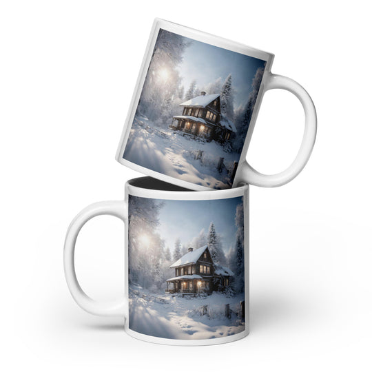 White glossy mug - WhatUWant2Buy