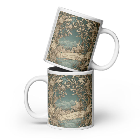 White glossy mug - WhatUWant2Buy