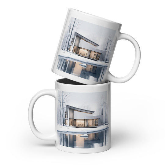 White glossy mug - WhatUWant2Buy