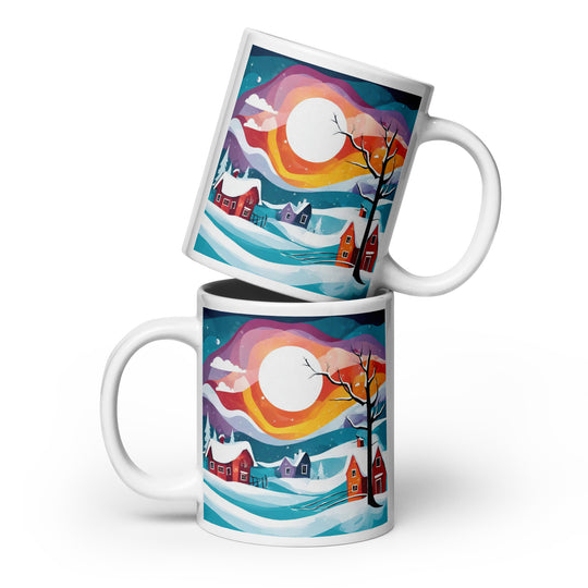 White glossy mug - WhatUWant2Buy