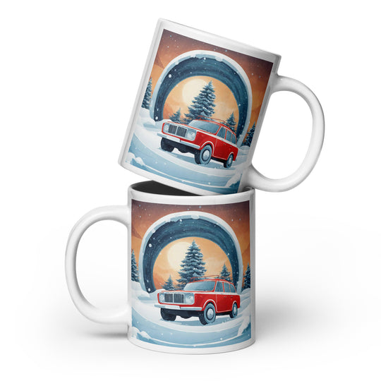 White glossy mug - WhatUWant2Buy