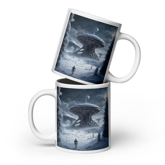 White glossy mug - WhatUWant2Buy