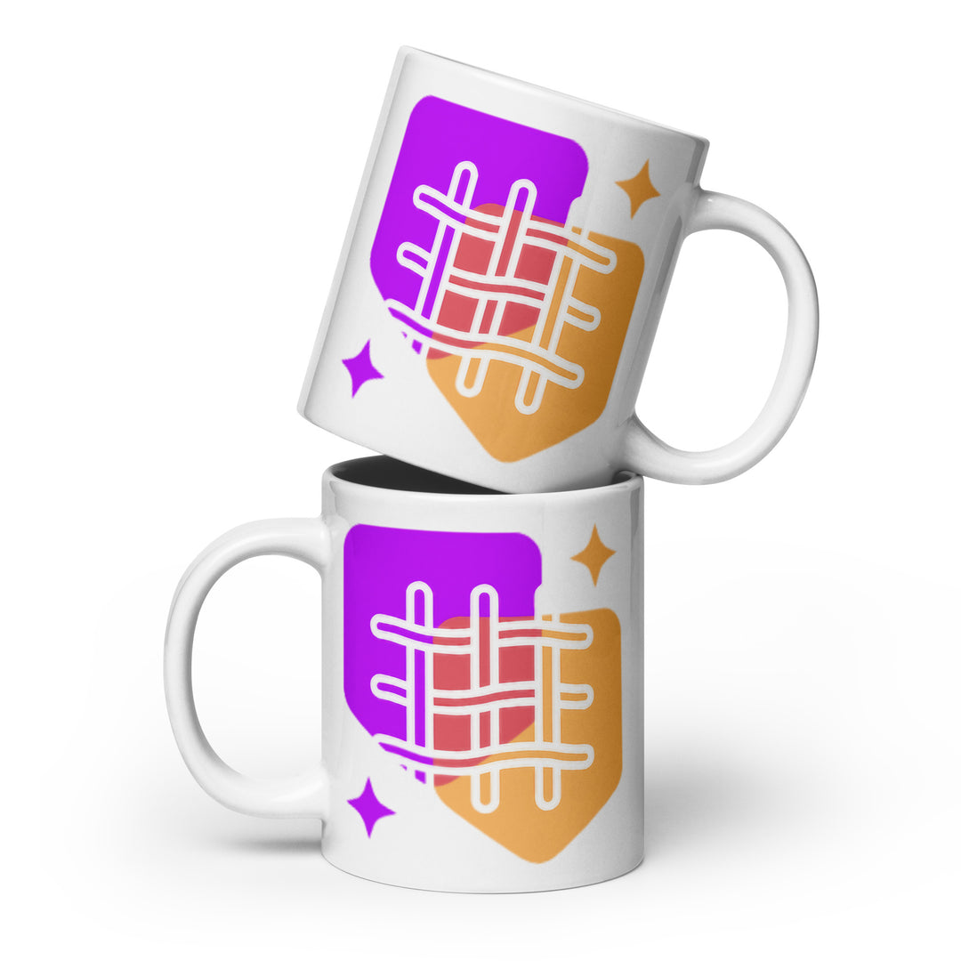 White glossy mug - WhatUWant2Buy