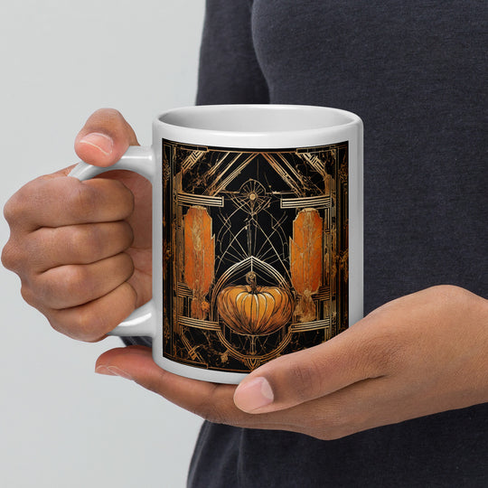 White glossy mug - WhatUWant2Buy