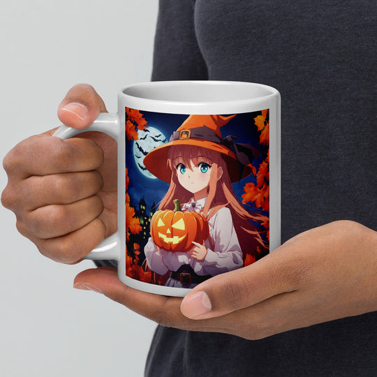 White glossy mug - WhatUWant2Buy