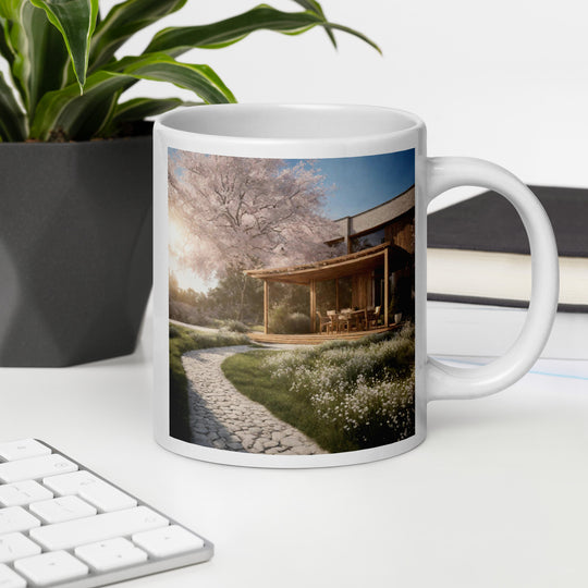 White glossy mug - WhatUWant2Buy