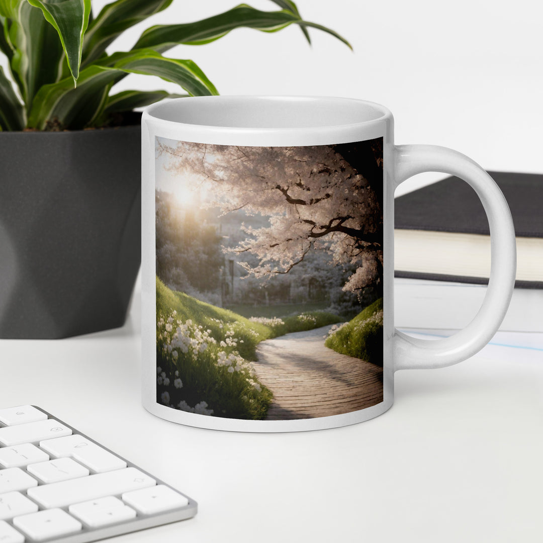 White glossy mug - WhatUWant2Buy