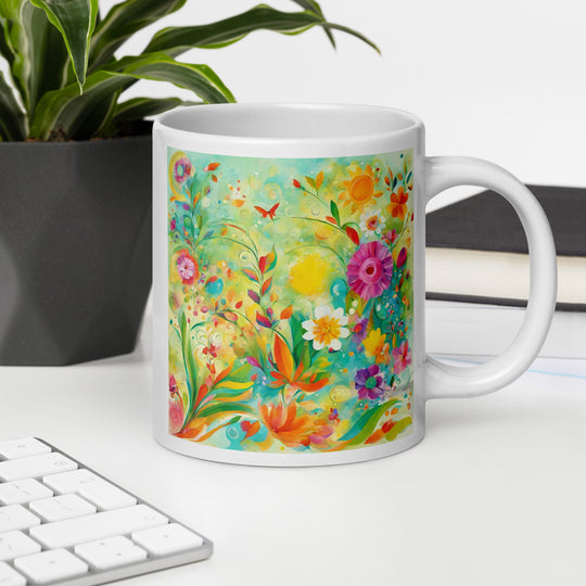 White glossy mug - WhatUWant2Buy