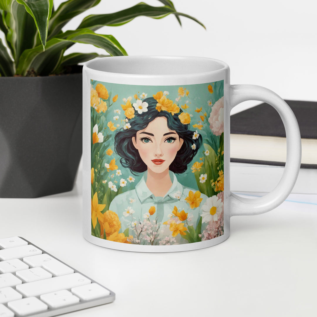 White glossy mug - WhatUWant2Buy