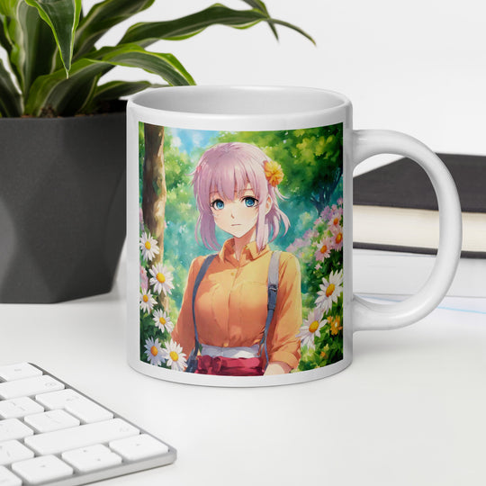 White glossy mug - WhatUWant2Buy