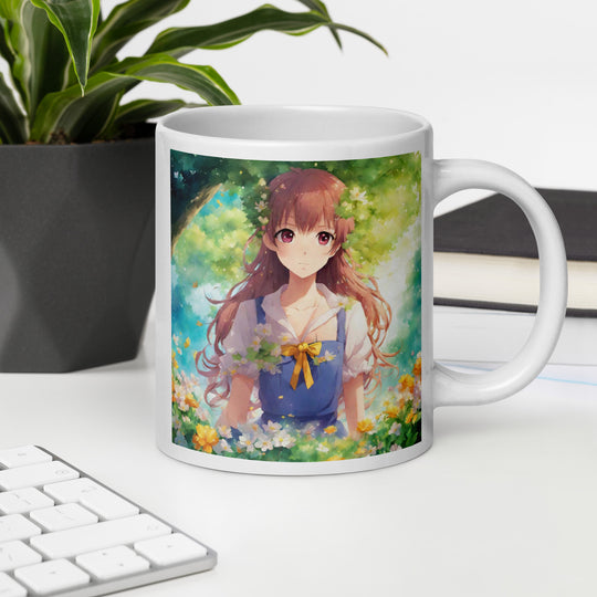White glossy mug - WhatUWant2Buy