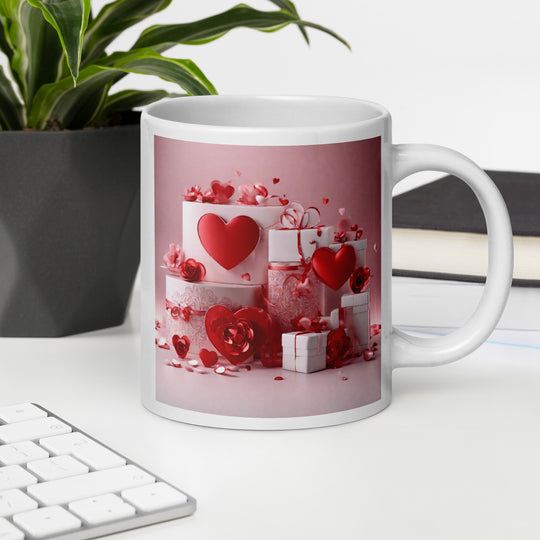 White glossy mug - WhatUWant2Buy