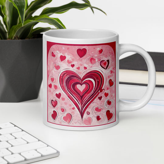 White glossy mug - WhatUWant2Buy
