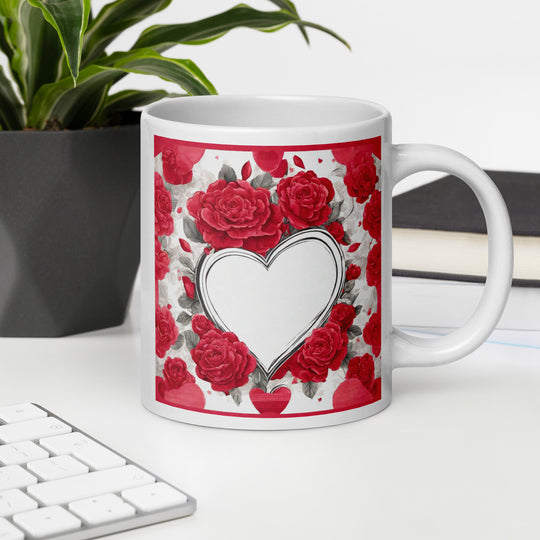 White glossy mug - WhatUWant2Buy