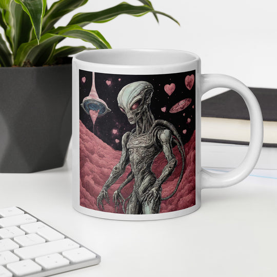 White glossy mug - WhatUWant2Buy