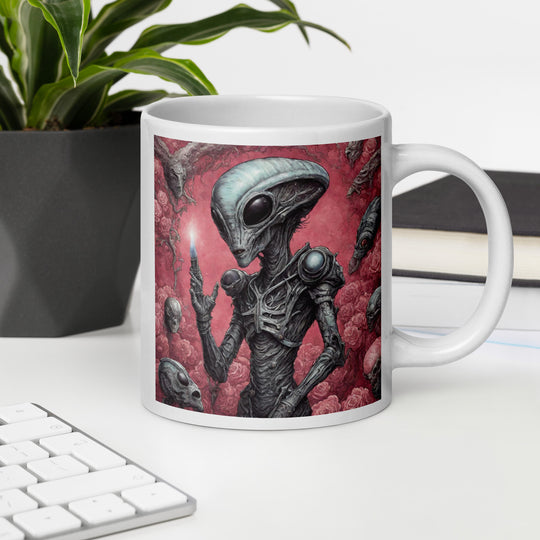 White glossy mug - WhatUWant2Buy