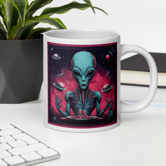 White glossy mug - WhatUWant2Buy