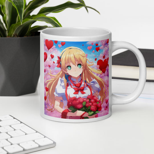 White glossy mug - WhatUWant2Buy