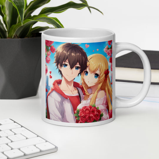 White glossy mug - WhatUWant2Buy