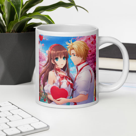 White glossy mug - WhatUWant2Buy