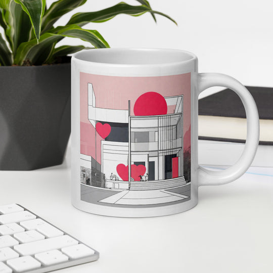 White glossy mug - WhatUWant2Buy