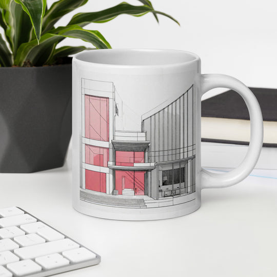 White glossy mug - WhatUWant2Buy