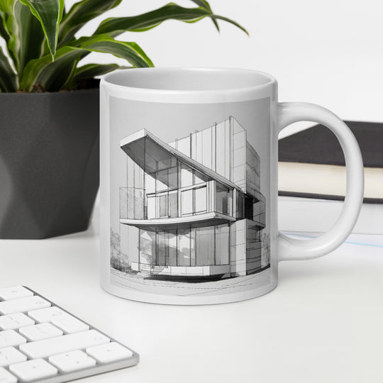 White glossy mug - WhatUWant2Buy