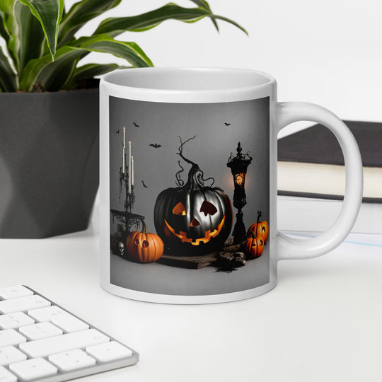 White glossy mug - WhatUWant2Buy