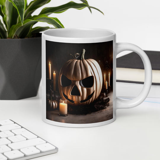 White glossy mug - WhatUWant2Buy