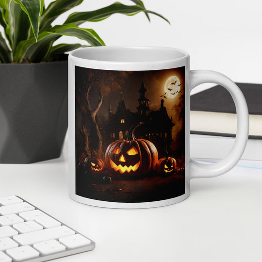White glossy mug - WhatUWant2Buy