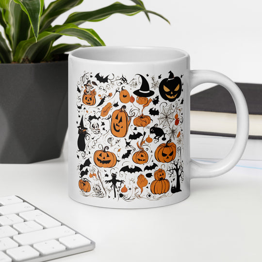 White glossy mug - WhatUWant2Buy