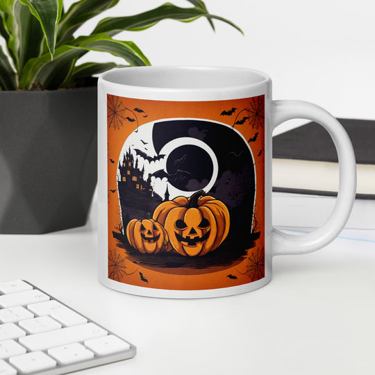 White glossy mug - WhatUWant2Buy