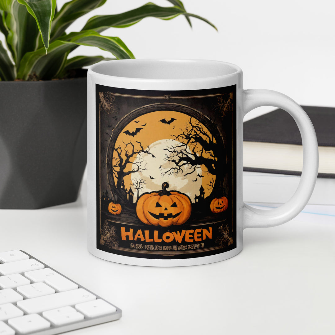 White glossy mug - WhatUWant2Buy