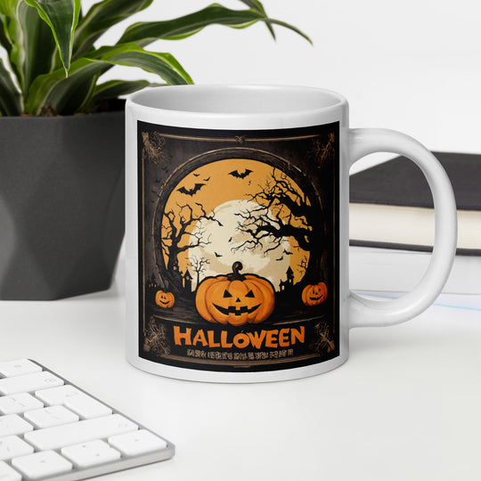 White glossy mug - WhatUWant2Buy