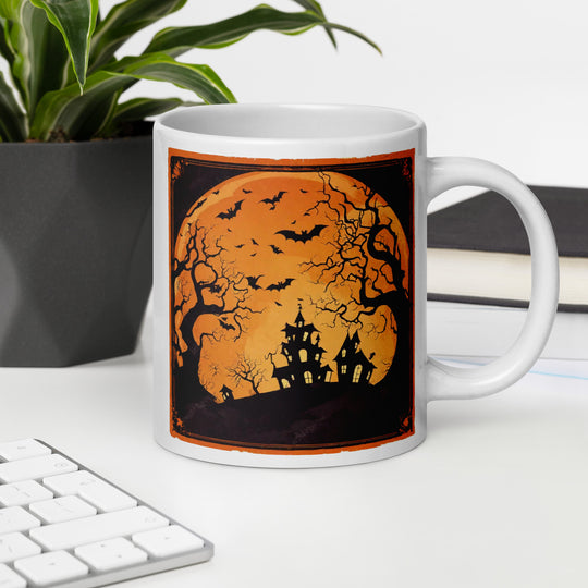 White glossy mug - WhatUWant2Buy