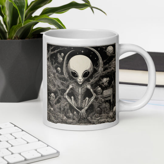 White glossy mug - WhatUWant2Buy