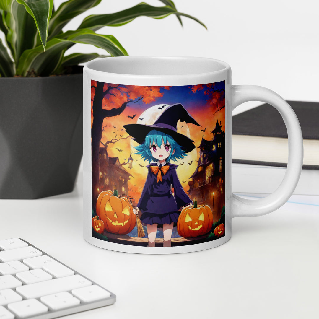 White glossy mug - WhatUWant2Buy